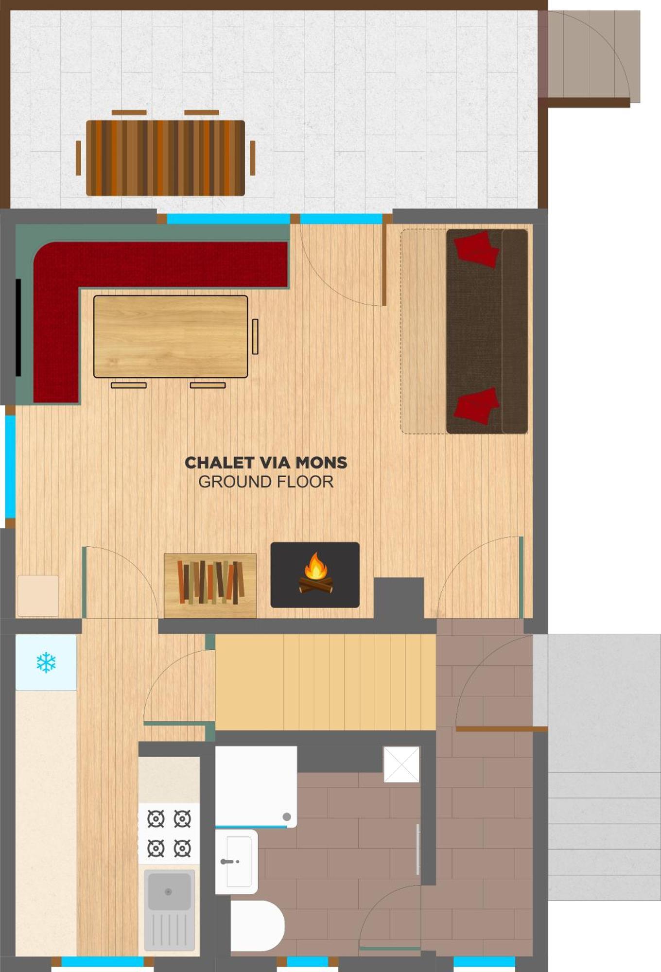 Chalet Via Mons 모스트라나 외부 사진